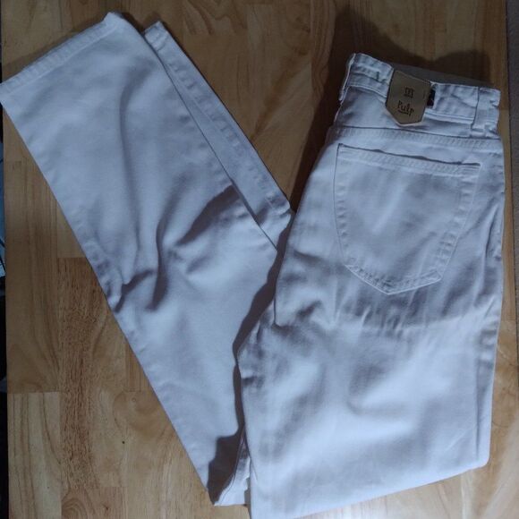 Vintage Pulp White Denim High Waist Jeans - Picture 1 of 10